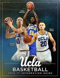 2016 17 Ucla Mens Basketball Information Guide By Ucla