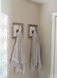 Framed Fabric Towel Hook Update Bathroom Towel Hooks Towel Hooks Framed Fabric