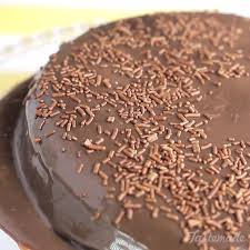 Brigadeiro Cake Recipe Receitas Receita Facil De Bolo De Chocolate Receita De Bolo Brigadeiro