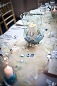 Simply Elegant Beach Themed Centerpieces Beach Theme Centerpieces Beach Wedding Tables Beach Wedding Centerpieces