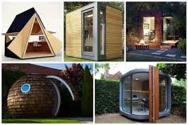 The finished building is 1.8m deep x 2.4m wide. 5 Creative Outside Studio Pods Inspirationfeed