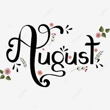 Marked by majestic dignity or grandeur her august lineage an august mansion. August Monat Kalligraphie Hand Gezeichnet Mit Blumen August Monat Im Monat August Png Und Vektor Zum Kostenlosen Download