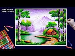 Beautiful Scenery Drawing With Oil Pastels Step By Step Youtube Oil Pastel Art Beautiful Scenery Drawing Drawing Scenery 478,000+ vectors, stock photos & psd files. beautiful scenery drawing with oil