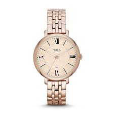 Jusqu'à 20 % de réduction sur les montres chez watch shop™ ! Montre Femme Fossil Jacqueline Acier Dore Rose Montres Edora