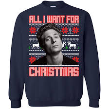 Shameless All I Want For Christmas Is Lip Gallagher Sweater Lip Gallagher Sweatshirts Christmas Shirts