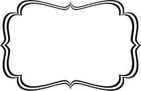 Black And White Free Printable Labels Fancy Shape Template Template Inside Fancy Shape Template 5850 Printable Label Templates Printable Labels Label Templates