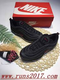 Nike Air Max 97 Og Qs Black Logo Red Nike Shoes Air Max Nike Air Shoes Cheap Nike Air Max