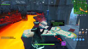 Fortnite Season 9 Fortbyte 12 Accessible By Using The Nana Nana Spray Inside A Molten Tunnel Cultured Vultures