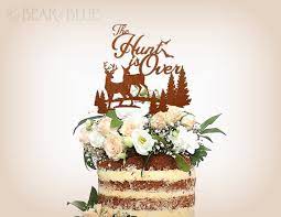 Cake Topper Keepsake For Fun Outdoorsy Couples The Hunt Etsy Cake Toppers Topper Outdoorsy Couple