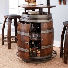 Vintage Oak Table Stools In 2020 Wine Barrel Table Barrel Coffee Table Barrel Table