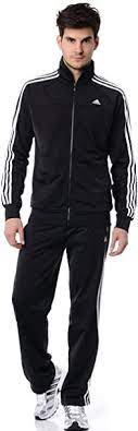 Has been added to your cart. Adidas Ess 3s Jogginganzug Trainingsanzug Anzug Sportanzug Hose Jacke Schwarz Farbe Schwarz Grosse D14l 3xl Lang Amazon De Bekleidung