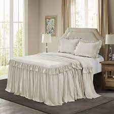 Numerous solid color and designer prints available. Amazon Com Hig 3 Piece Camel Ruffle Skirt Bedspread Set King 30 Inches Drop Ruffled Style Bed Skirt Coverlets Bedspreads Dust Ruffles Alina Bedding Collections 1 Bedspread 2 Standard Shams Camel King Kitchen Dining