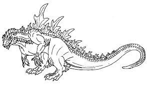 Godzilla monster coloring pages for kids, how to draw godzilla, godzilla drawing and coloring. Godzilla Coloring Pages Print Monster For Free