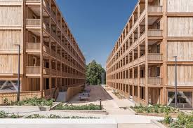 Rigot Collective Dwelling Centre Acau Architecture Archdaily Architecture Timber Structure Structure Architecture