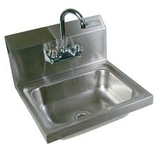 stainless steel commercial hand sink