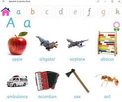 Leaning to alphabetize a list of words is one of the first skills students learn in primary. Windows 10 Vocabulary App For Kids With Words Images Sounds