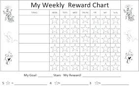 Weekly Behavior Chart For Middle School Students