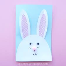 Handmade happy easter cards using paper butterfly 2. Cutest Bunny Diy Easter Card I Heart Crafty Things