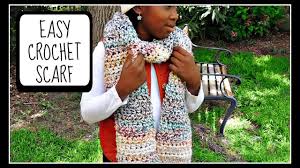 Easy Crochet Scarf For Beginners Youtube Crochet patterns don't get any easier than this one! easy crochet scarf for beginners