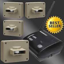 Wireless Alarm 4 Sensor Motion Alert Security System Driveway Patio Outdoor Home Driveway Alarm Home Security Alarm Home Security Systems