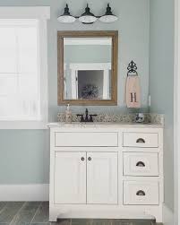 Sherwin Williams Silvermist Sw7621 With Extra White Trim By Sherwin Williams Bathroom Decor Luxury Bathroom Paint Colors Sherwin Williams Guest Bathroom Small