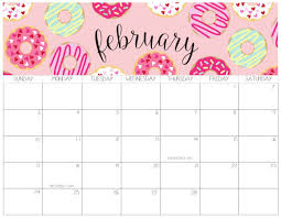 February 2019 Calendar Cute Calendar Printables Kids Calendar February Calendar
