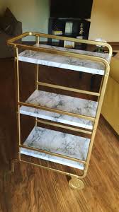Ikea Sunnersta Diy Gold Bar Cart Diy Barcart Easy Ikea Bar Gold Bar Cart Ikea Bar Cart