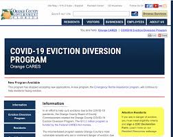 The orange county board of county commissioners voted unanimously on may 19, 2020 to make the $243 million dollar cares act funding available to financially vulnerable segments of our community. Orange County Florida Eviction Diversion Program Eviction Innovations