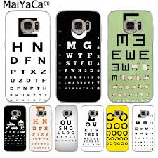 Us 0 92 58 Off Maiyaca Test Eye Chart Luxury Quality Phone Case For Samsung S9 S9 Plus S5 S6 S6edge S6plus S7 S7edge S8 S8plus In Half Wrapped Cases