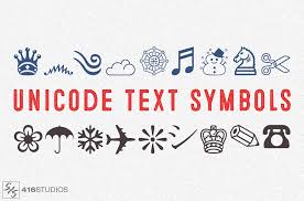 Maybe you would like to learn more about one of these? Unicode Text Symbols To Copy And Paste 416 Studios
