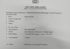 Pas foto berwarna ukuran 4 x 6 cm sebanyak 6 (enam) lembar dengan latar. Husin Shahab Laporkan Nabi Ke 26 Ke Polisi Inisiatifnews Com
