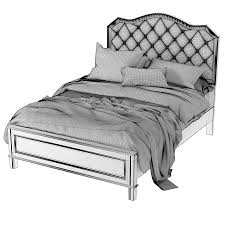 Page 1 of 1 start over page 1 of 1. Abe Upholstered Panel Bed 3d Model 8 Unknown Max Obj Fbx Free3d