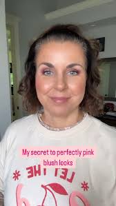 My secret to that “flushed” perfectly pink blush look! #makeup #pink  #pinkmakeuplook #makeuptipsandtricks #makeupmama