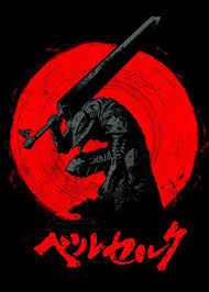 It's about to classy in here. Red Sun Guts Poster By Fanfreak Displate Monster Artwork Berserk Anime Wallpaper