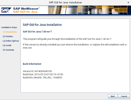 The following example shows a typical recording of a sap gui client. Install Sap Gui For Java