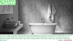 These bathroom designs give a sense of tranquillity and peace with its warm and inviting look.thus, having a luxury bathroom on your patio adds a contemporary touch to your interior space.using bright coloured tiles with proper lighting can often add a unique edge and give a timeless finish to your. Sanyc Bathroom Showroom Posts Facebook