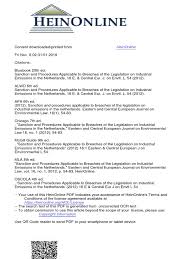 Which of the following are administrative sanctions? Sanctions And Procedures Applicable To Breaches Of The Legislation On Industrial Emissions In The Netherlands Crime Violence Crime Thriller