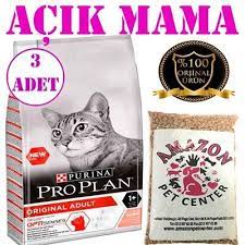 pro plan somonlu kedi mamasi acik 3 kg kedi amazonlar kopek