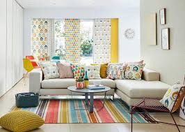 Cuscino etnico tondo viola 60 cm. Tessuti Per La Casa Come Sceglierli E Abbinarli Cose Di Casa