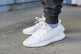 This video review, unboxes and takes an on feet look at the restocked yeezy 350 v2 that dropped on september 21, in the triple white, aka cream colourway. Yeezy Triple White On Feet Promotions