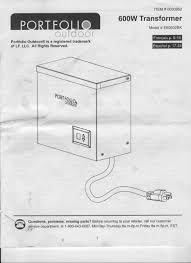 Arlington black outdoor wall light to the compare list. Portfolio 600 Watt Transformer Manual Falling Water Designs