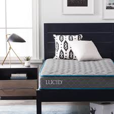 Lucid Bounder 7 Innerspring Mattress With Quilted Fabric Cover Twin Walmart Com In 2020 Mattress Innerspring Mattresses Affordable Bedding