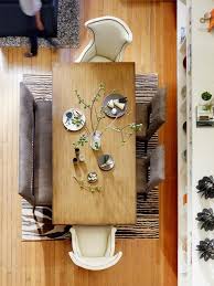 Birds Eye View Of A House With Furniture Bird S Eye View Of Mod Dining Space Dining Centerpiece Dining Room Centerpiece Mismatched Dining Chairs
