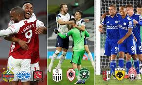 The final will be played at the ramón sánchez pizjuán in seville, spain. Europa League Draw Live Arsenal Tottenham Leicester Celtic And Rangers Discover Group Stage Fate Daily Mail Online