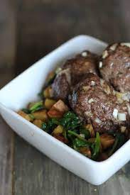 Paleo By Season Cookbook Review Ground Elk Patties With Spinach And Sweet Potato Paleomg Recipe Elk Recipes Paleo Recipes Paleo