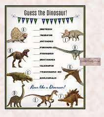 Please, try to prove me wrong i dare you. Dinosaur Birthday Party Game Guess The Dinosaur Trivia Game Etsy Boys Birthday Party Games Birthday Party Games Dinosaur Birthday Party