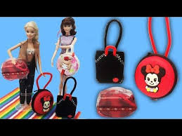 Barbie Bebek Buse Icin Okul Cantasi Tasarimi Oyuncak Butigim Youtube Barbie Oyuncak Canta Tasarimi Barbie