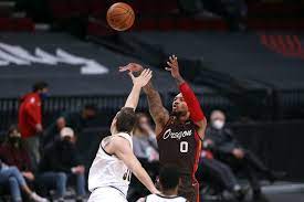 The denver nuggets and the portland trailblazers game three of their second round nba playoff series at the moda center in portland. Vv4jba6zelsjvm