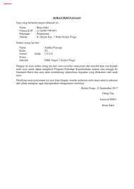Contoh surat wali dan pengesahan kematian ibubapa / : 16 Contoh Surat Akuan Karya Novel Kumpulan Contoh Surat Info Wisata Hits