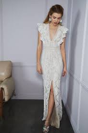 Tadashi Shoji Placid Gown Casual Wedding Dress Modest Wedding Dresses Necklines For Dresses